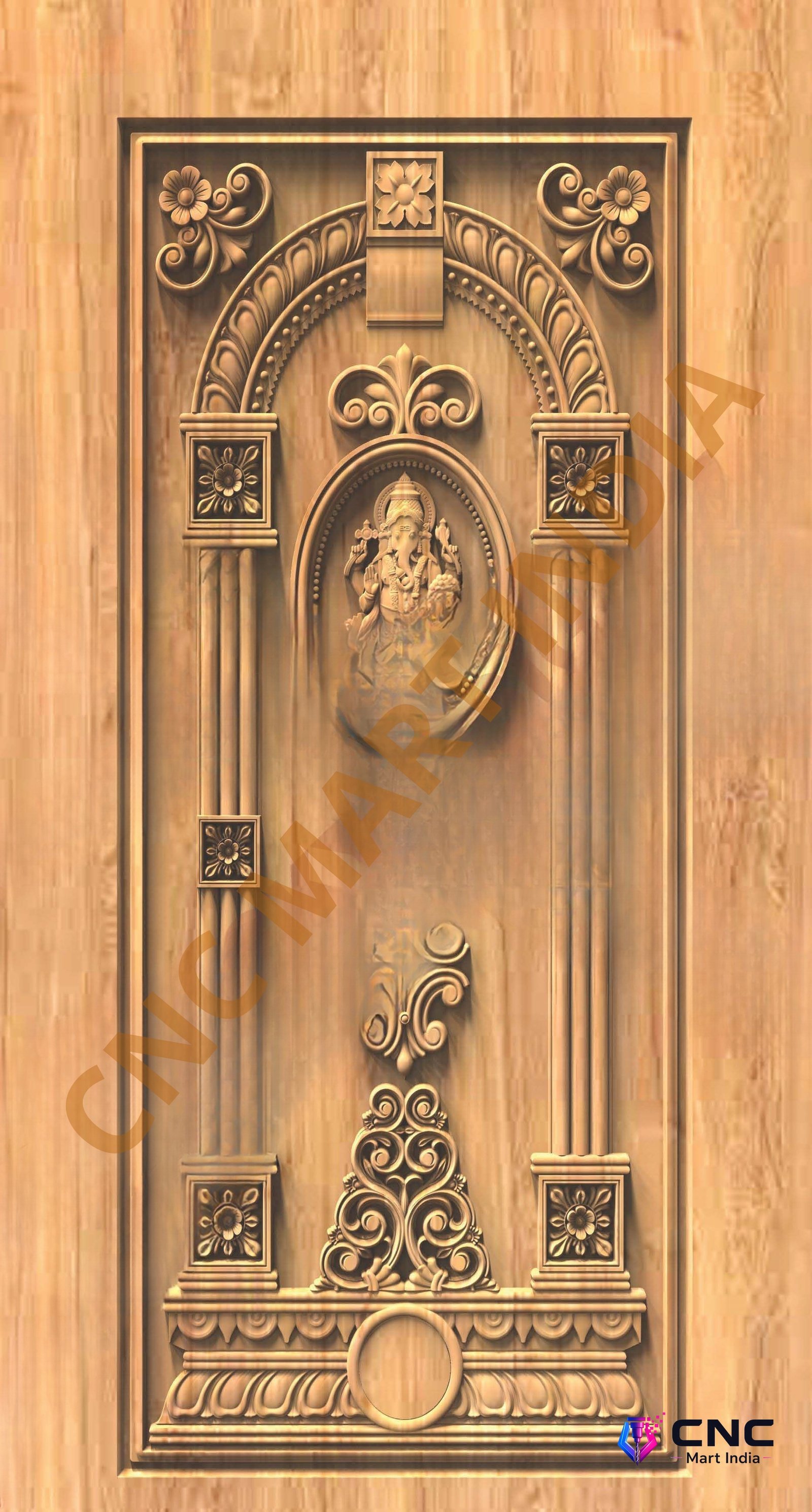 GSK EMBOSSING - EMD-77 Divine Carved Relief CNC Design